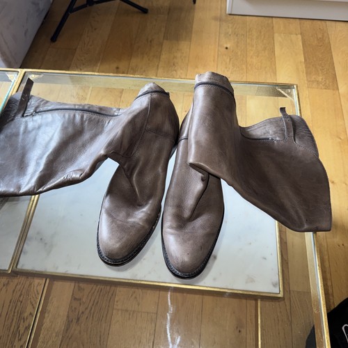 Leather boots women - boots, 38