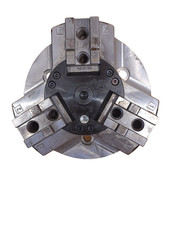 Rohm KFD-160/3 Three Jaw Power Chuck Drawbar Type 160mm (6") 4500 Rev Max