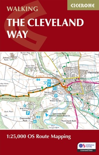 Cleveland way map booklet - map,
