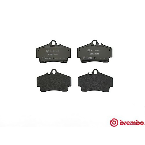 Rear brake pads brembo p65008 - pads,