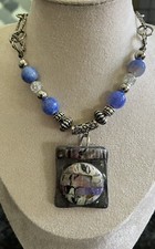 Artisan OOAK Silver Tone Gray