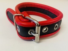 Genuine Real Leather Red