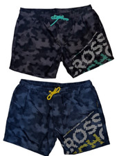 CROSSHATCH LOGO SWIM SHORTS NEW BLUE OR BLACK NEW
