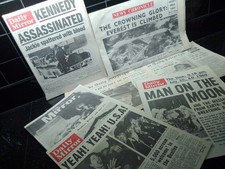 7 Historic Newspaper Reprints