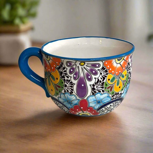 Talavera tea cup planter - cup,