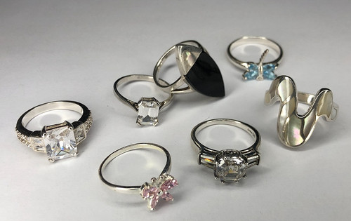 Sterling silver rings job - sterling,