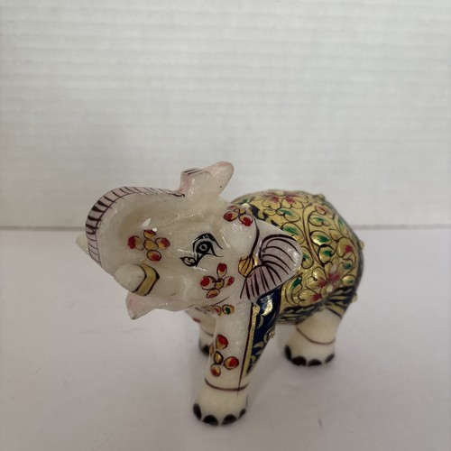Marble elephant statue heavy - statue,