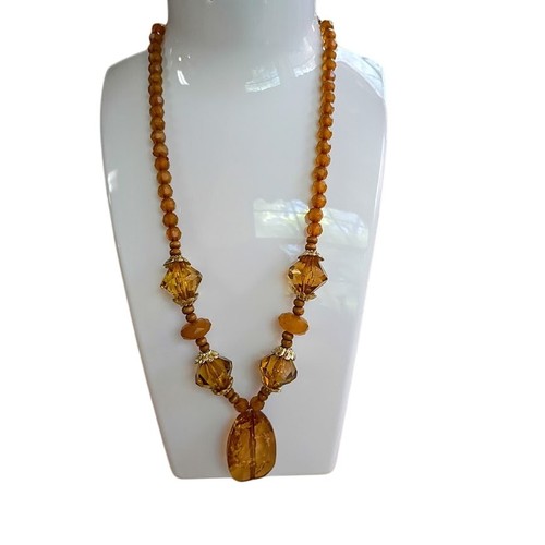 Vintage drop necklace - necklace, art