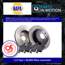 2x Solid Brake Discs and Pads