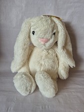 Bunny Soft Toy With Tags White Rabbit Stuffed Animal Easter