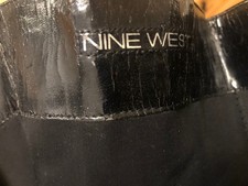 Nine West Black Boots Size Fits UK 8 (But Is Labelled 10W)