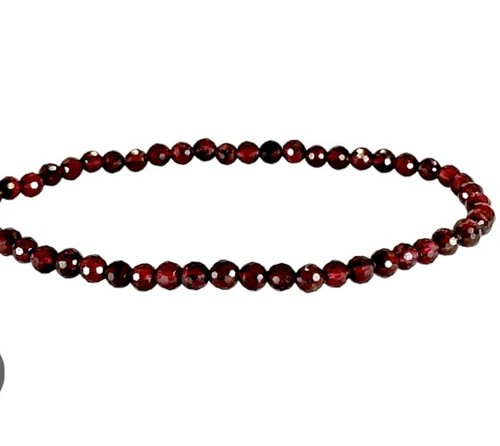 4mm faceted garnet natural - faceted,