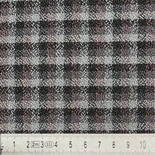 Mercedes Benz upholstery fabric 1.3 m² C107 R107 SL SLC W124 W201 check 3 black 031 071