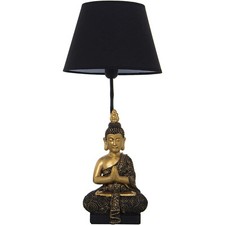 Buddha Table Lamp With Black