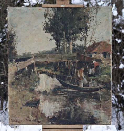 Oil canvas willi - oil,