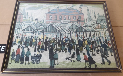 Vintage tapestry framed - vintage,