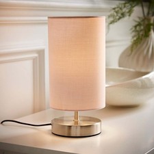 Chrome Bedside Touch Table