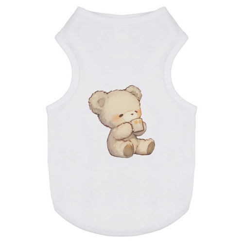 Adorable teddy bear drinking - 'adorable,