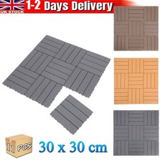 11pc Decking Tiles Garden