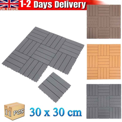 11pc decking tiles - 11pc, garden