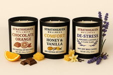 100% Natural Highly Scented Large Aromatherapy Luxury Soy Candle 250g Ideal Gift