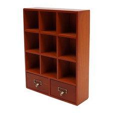 2 Drawers Wooden Storage