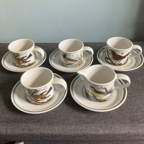Vintage portmeirion birds - 4x,