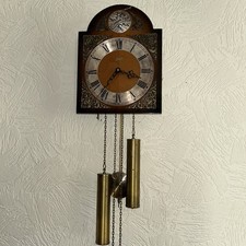 1960s Weight Driven Wall Clock