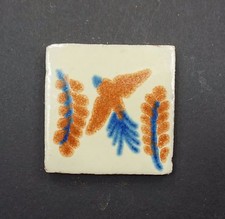 5cm x 5cm Hand-Made Ceramic Mexican Wall Tile Painted Terracotta Tiles - various