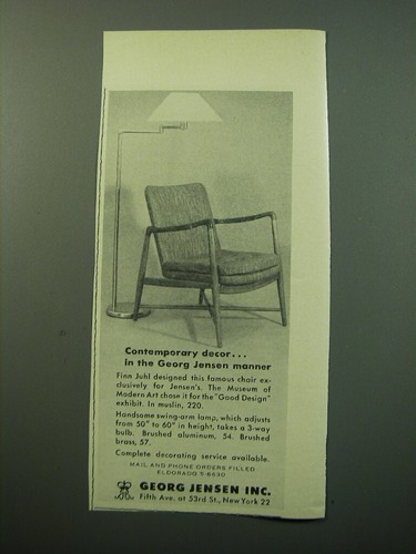 1950 georg jensen finn juhl - jensen,