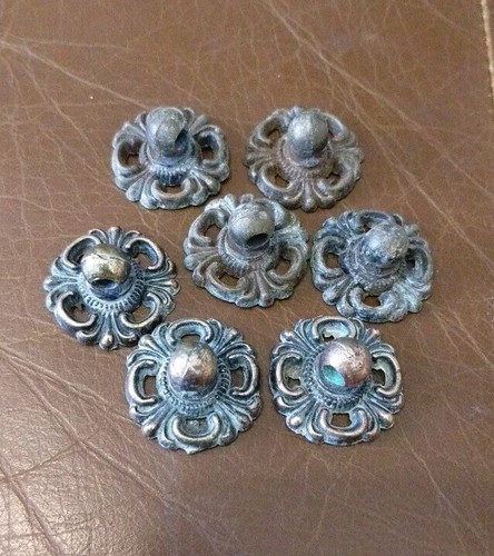 Small round brass pommel - 7x,