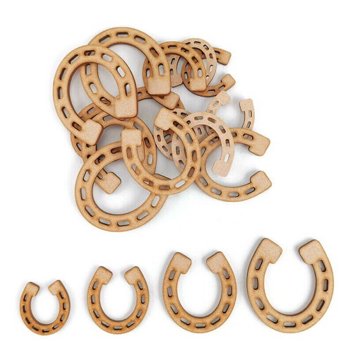 Lucky horseshoe mdf craft - lucky,