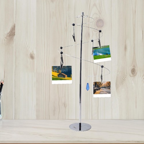 Desktop photo holder with - photo,