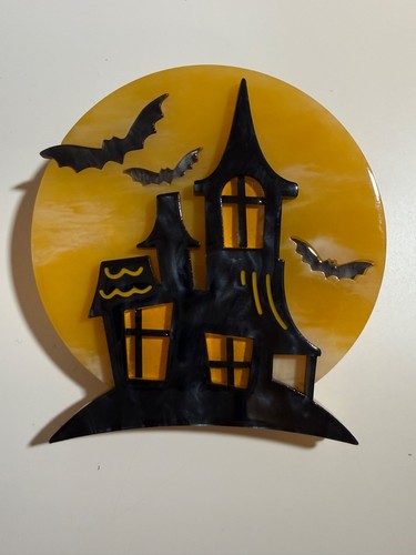 Haunted hill brooch - haunted,