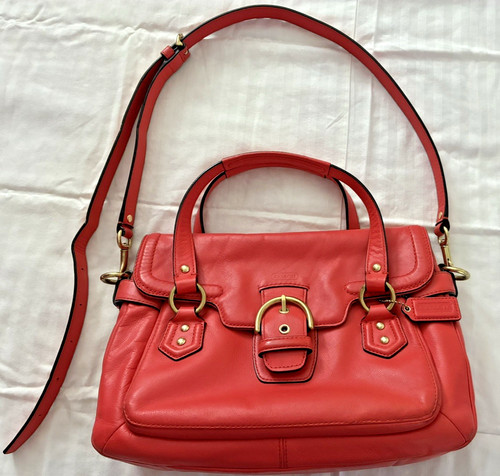 Coach campbell red orange - coach,