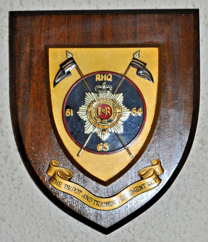 Depot training regiment - depot, &