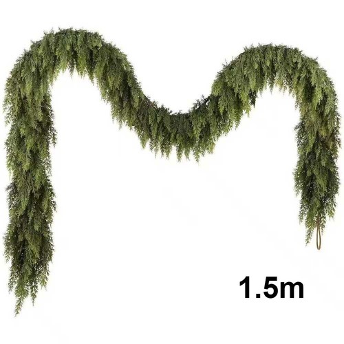 Artificial cedar garland pine - cedar,
