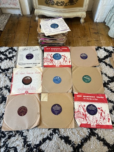 Rpm shellac records - 66, 78