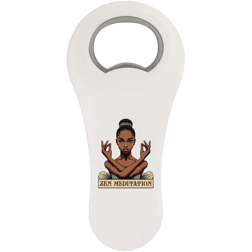 Zen meditation girl magnetic - 'zen, girl'
