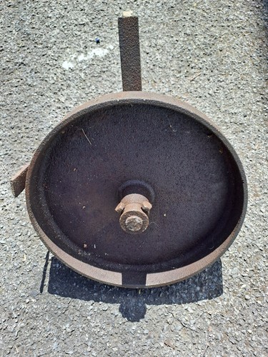 Vintage plough dept - dept, wheel