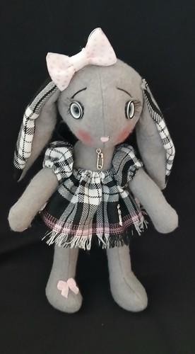 New unusual gothic bunny - new,