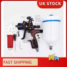 600ML HVLP Spray Gun Car Top Paint 1.3mm Nozzle W/Pressure Regulator Gravity