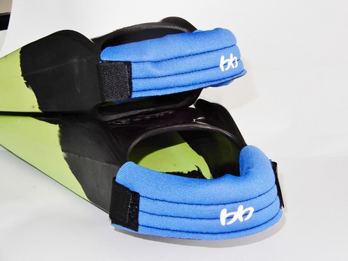 Bodyboard fins strap pads blue - fins,