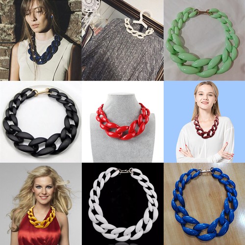Chunky curb chain necklace - chain,
