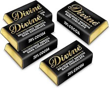 Divine 70% Dark Chocolate Mini Bars 100 x 4.2g