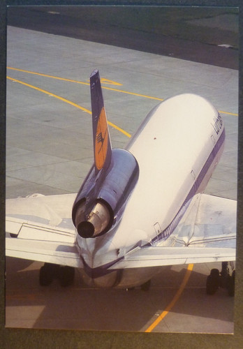 Lufthansa postcard donnell - postcard,