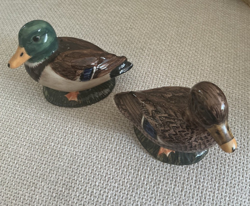 Quail pottery duck - pottery, and