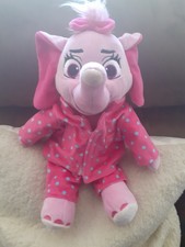 Annie the Elephant in pyjamas