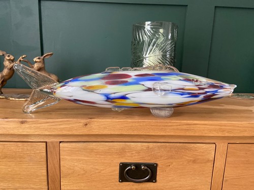 Vintage murano glass fish - vintage,