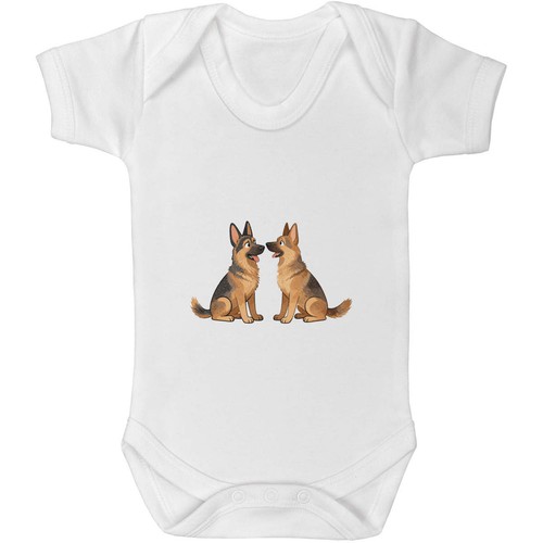 German shepherd pair baby - shepherd,